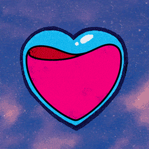 Gif animé coeur remplit